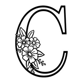 zuinyainn 12 inch letter C, wall decoration letter, visual 3D letter logo, home letter wall decoration, large letter decoration, outdoor metal letter logo