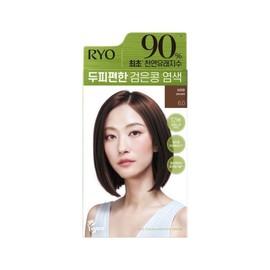 Ryeo 려 두피편한 검은콩 염색 6.0 브라운 120g Ryo Relaxing Scalp Black Bean Dye 6.0 Brown 120g