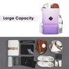 WANDF Drawstring Backpack Sports Gym Bag with Shoes Compartment, Water-Resistant