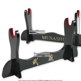 Musashi Deluxe Table Top 1 Tier Sword Stand w/ Velvet