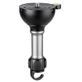 LEOFOTO YB-75LP 75mm Levelling Half Ball Adapter for Bowl Tripod Long Handle & Sandbag Hook