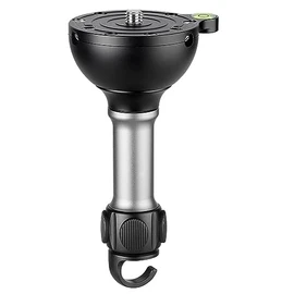 LEOFOTO YB-75LP 75mm Levelling Half Ball Adapter for Bowl Tripod Long Handle & Sandbag Hook