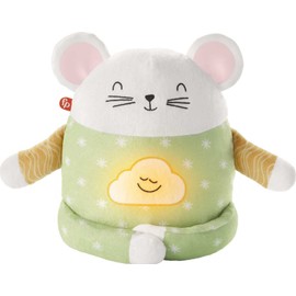 Fisher-Price Baby Sound Machine Meditation Mouse Plush Baby Toy with Light & Music for Toddlers & Preschoolers Ages 2-5 Years