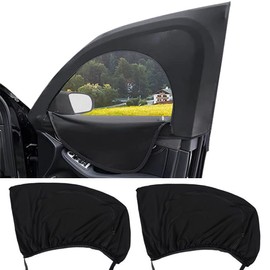 Boolico Boolico Upgrade Sonnenschutz Auto Baby, Doppelschicht Sonnenschutz Auto Kinder mit Rei?verschluss fr Heckscheibe & Seitenscheibe, 2 Stck Frontscheibe 130  54 cm