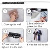 SSEHCWAN Hair Dryer Holder Wall Mounted, Straightener Holder Self Adhesive