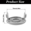 SagaSave 2PCS Trimmer Spool Cover Set, 33 * 75mm, Replacement