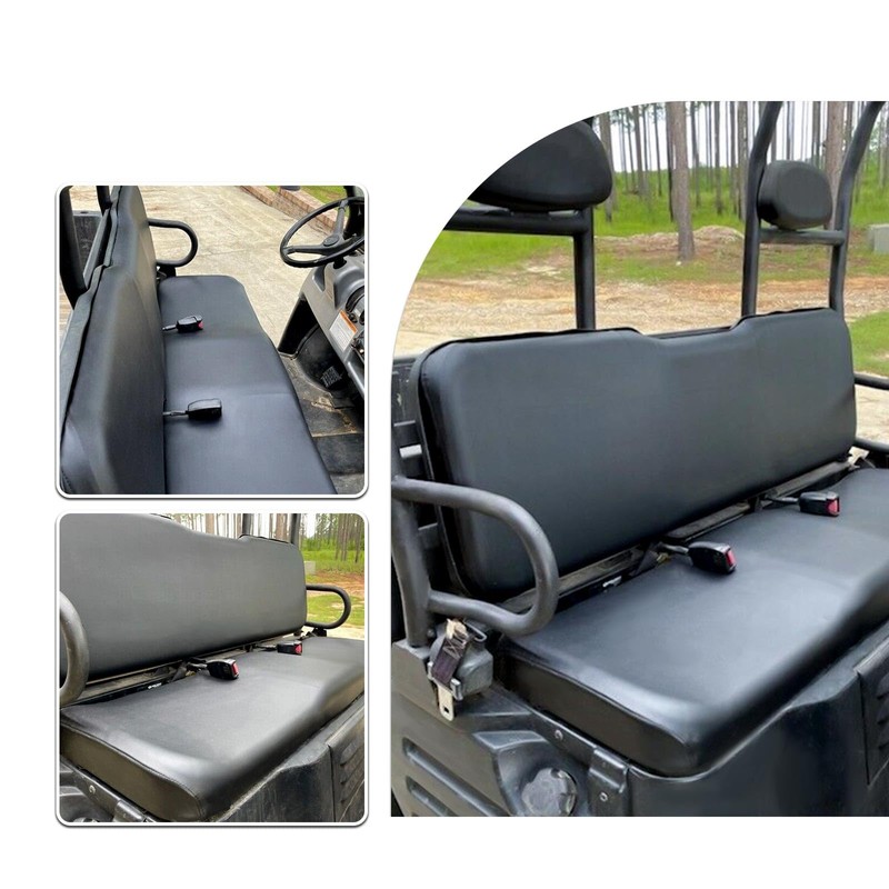 ECOTRIC Black Seat Cover Replacement Set Compatible with 2002-2008 Polaris