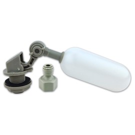 Finerfilters Adjustable Float Valve 1/4" for Reverse Osmosis, Aquariums, Hydroponics, Automatic Feeders (1 Pack)