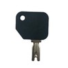 2X replacement for Hyster, Yale, Rubber Coated Forklift Key. Part