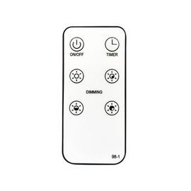 Tybeeu Christmas Trees Accessory, 4 Brightness Dimming and Timer Function, UL Listed, General Remote Control Suitable for 24V/6W, 24V/3.6W,4.5V/4.5W Christmas Trees