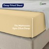 Egypto Double Fitted Sheet – Soft & Breathable 10" Deep
