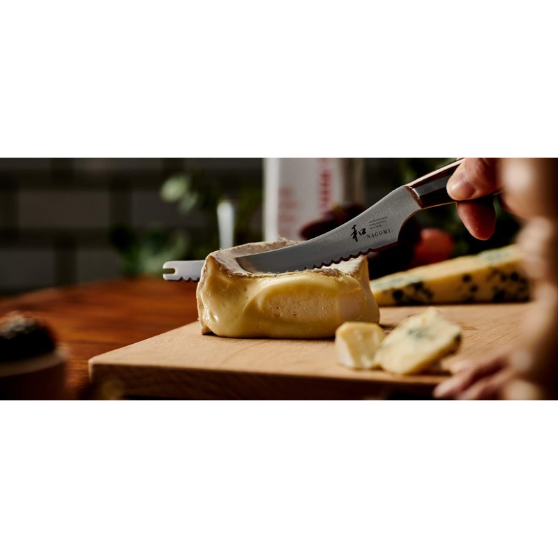 [NAGOMI] 5 inch Serrated Cheese Knife - Made in Seki,