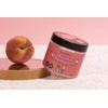 Mallows Beauty AHA Peachy Body Scrub, with Glycolic Acid, Exfoliating