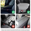 Upgraded Car Center Console Cover, Microfiber Leather Car Armrest Cover