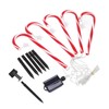 Christmas Candy Cane Lights 1 for 5 IP65 Waterproof 8
