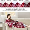 Beautyrest Reversible Faux Sherpa to Fleece Electric Wrap Poncho Blanket