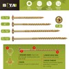 Lag Screws,1/4" x 3-1/4" Structural Screws, 50pcs Construction Lag Screws