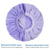 CHFONG Terry Lined Shower Caps for Women, 4 PCS Cloth
