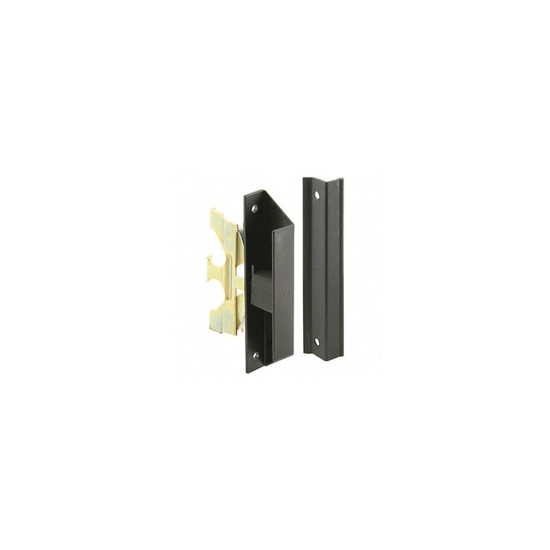 Prime-Line A 220 Black, Screen Door Latch and Pull, fits
