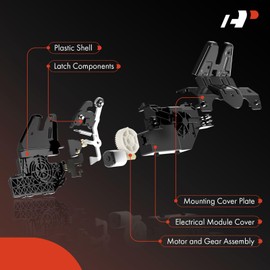 A-Premium Door Lock Latch Actuator Compatible with Ford Vehicles - F-150 2015-2022 2024, F-250 F-350 F-450 F-550 Super Duty 2017-2024 - Tailgate