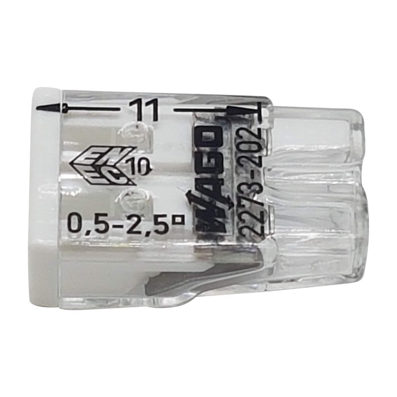 Wago 2273-202 Compact Junction Box Terminal Diameter 0.5 - 2.5