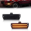MOTRUM Front Side Marker Light Compatible with Mus-tang 1971-1973, [DOT]