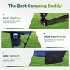 ALPHA CAMP Oversized Folding Camping Chairs High Backrest Heavy Duty