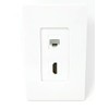 RiteAV - 1 Cat5e Ethernet and 1 HDMI Screwless Decorative