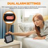 Kinberry Digital Shower Clock with Large LED Clear Display,Bathroom Clock
