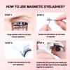LAUBESS Magnetic Eyelashes with Applicator 2 Pair No Glue Needed