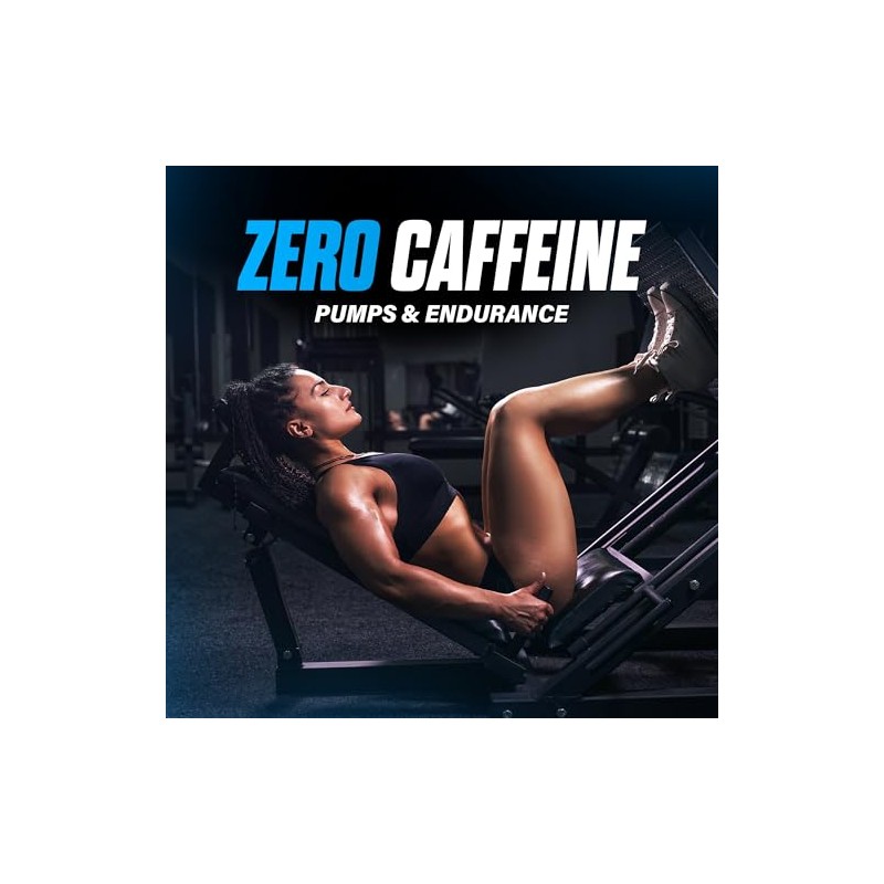 JNX SPORTS The Curse! Pump – Stim-Free Pre-Workout | Blue