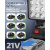 Rantizon 32W LED Adjustable Work Light with 16 Beads, 4-Inch,