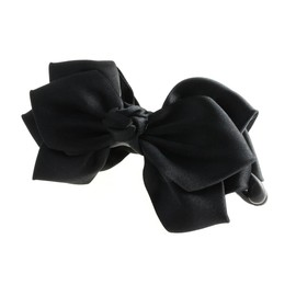VINGTAINE H-602-BK Classy Ribbon, Banana Clip, Hair Accessories, Black