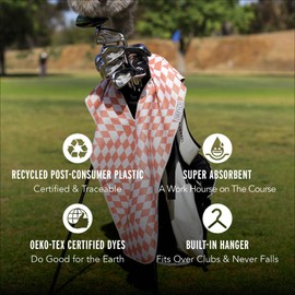 レウス（LEUS） ゴルフ タオル ANTI GOLF GOLF CLUB 05CTTRAGGR （グリーン/Ｆ/Men's、Lady's）