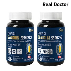 formulaReal Doctor Premium Omega 3 1100mg / 프리미엄 오메가3 1100mg x 180캡슐 2개 (12개월분) 대용량 오메가 / 혈행개선/ 안구건조