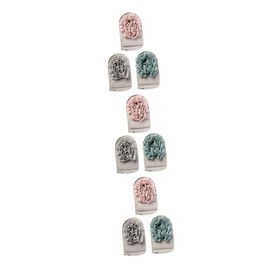 Healeved 3sets Exfoliating Gloves Bath Shower Mitt Body Scrubbing Glove Made for Neck Shoulder Feet Promotes Cell Growth 3pcs*3 Random