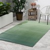 Fab Habitat Ombre Outdoor Rug - Waterproof, Fade Resistant, Crease-Free