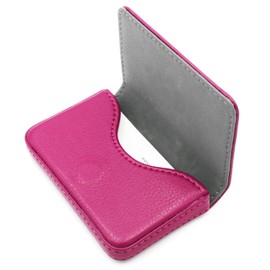 RFID Blocking Wallet - Minimalist Leather Business Credit Card Holder - Rose