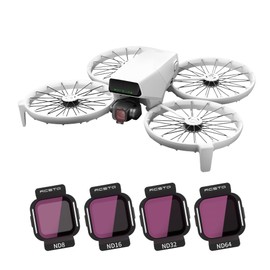 RCstyle 4 Pack Kit ND Filters Set for DJI Flip, Multi-Coated Gimbal Camera Protective Lens Filters for DJI Flip Accessories(ND8, ND16, ND32, ND64)