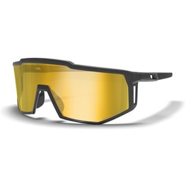 ShadyVEU Full Frame AEPEX Sports UV400 Anti Glare TR90 Hydrophobic Mirrored Lens Mens Womens Sunglasses