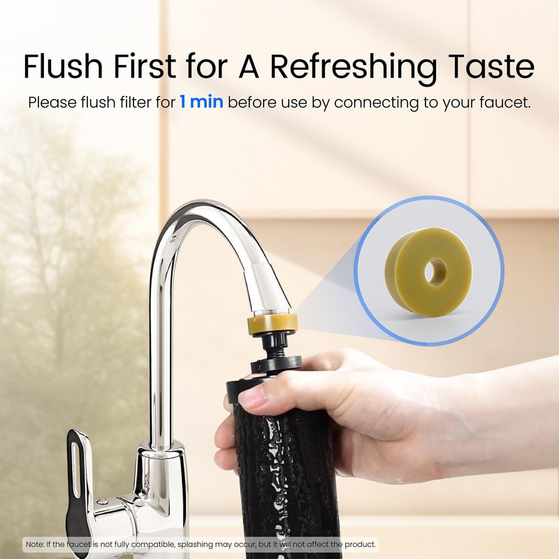 Waterdrop 1.5 Gallon Countertop Water Filtration System, NSF/ANSI 42&372 Certified