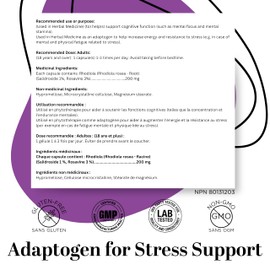 PUREFULLY Rhodiola Rosea Supplement 200mg, 90 Vegan Capsules (Third Party Test, Gluten Free, 3% Salidrosides, 1% Rosavins 10:1 Extract) - An Adaptogen for Brain, Stress & Mood Support