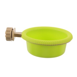 Parliky Hanging Bird Bath with Stand Versatile Bathing Tub for Parakeets Budgies and Canaries Indoor Outdoor Use Promotes Cleanliness Encourages Playful Behavior Birdcage Accessory