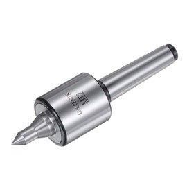sourcing map MT2 Live Center, Morse Taper Precision Mid Duty Rotary Live Center Tool for CNC Lathe Metal High Speed Turning Revolving Milling