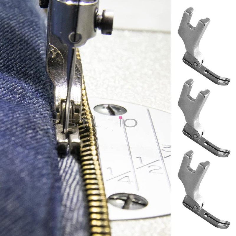 High Shank Zipper Presser Foot Sewing Machine Walking/Knit Foot Split