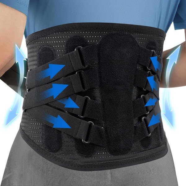 Lower Back Support for Women Men, Lumbar Support Belt Lumbowrap,