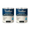 Varathane 384807-2PK Water Based Wood Stain, Quart, White Oak, 2