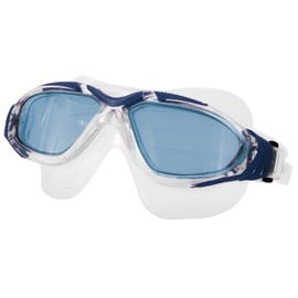 Aqua Speed Swimming Goggles for Men and Women, UV Swim Goggles, Swimming Mask, 180° Panoramic View, Open Water, Pool, Navy, Tinted Lens, Bora