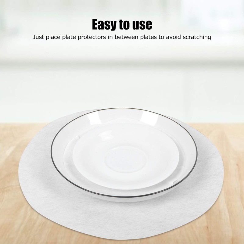 Soft Felt Plate Protectors, Dish Separators Protectors, Dinner Plate Divider