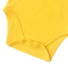 ROMPERINBOX Unisex Solid Baby Bodysuit 0-24 Months (3-6 months, yellow